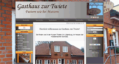 Desktop Screenshot of gasthaus-zur-twiete.com