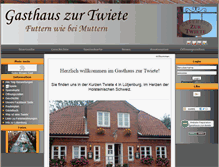 Tablet Screenshot of gasthaus-zur-twiete.com